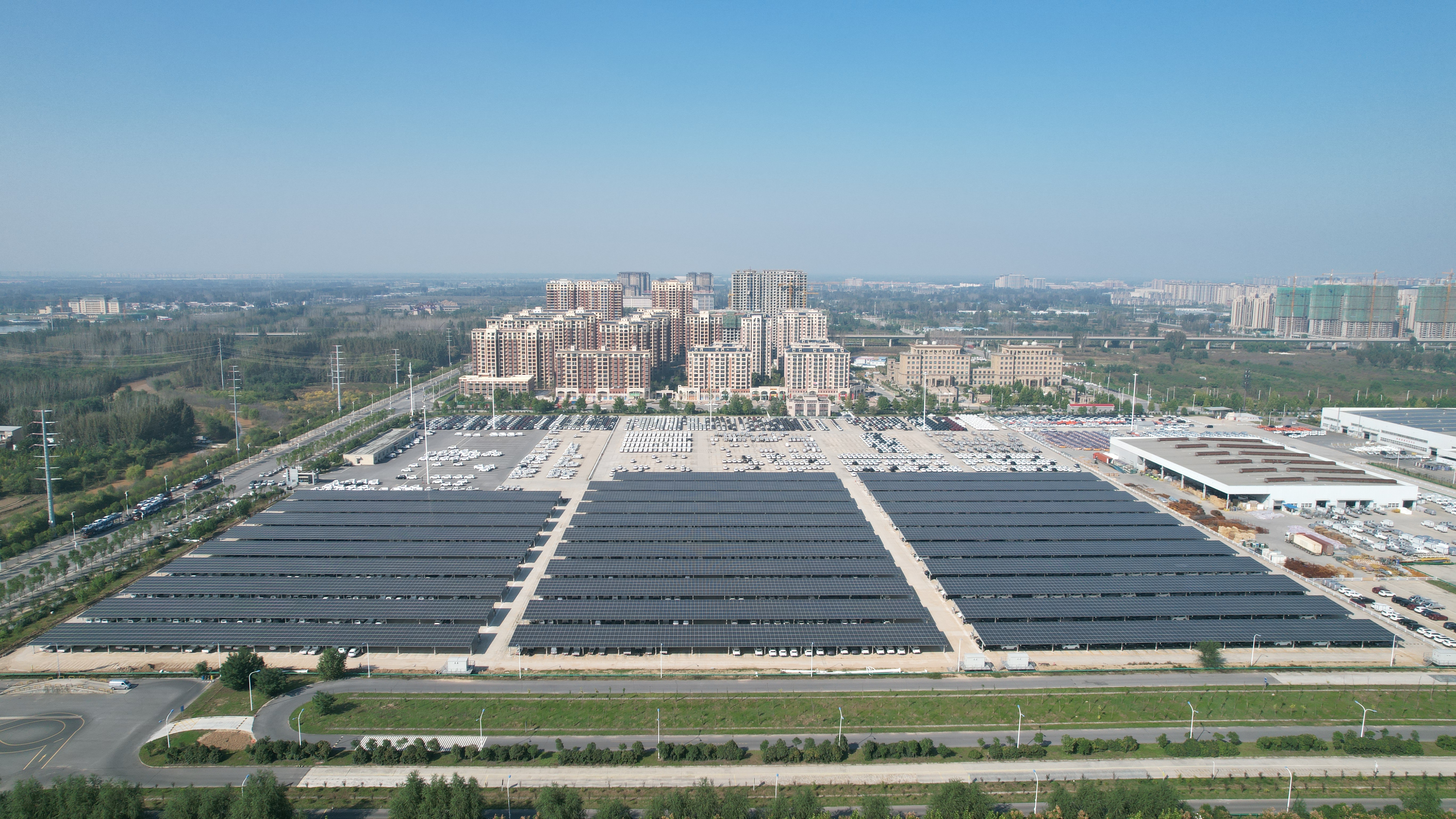 奇瑞汽车8.5MW光伏停车场电站