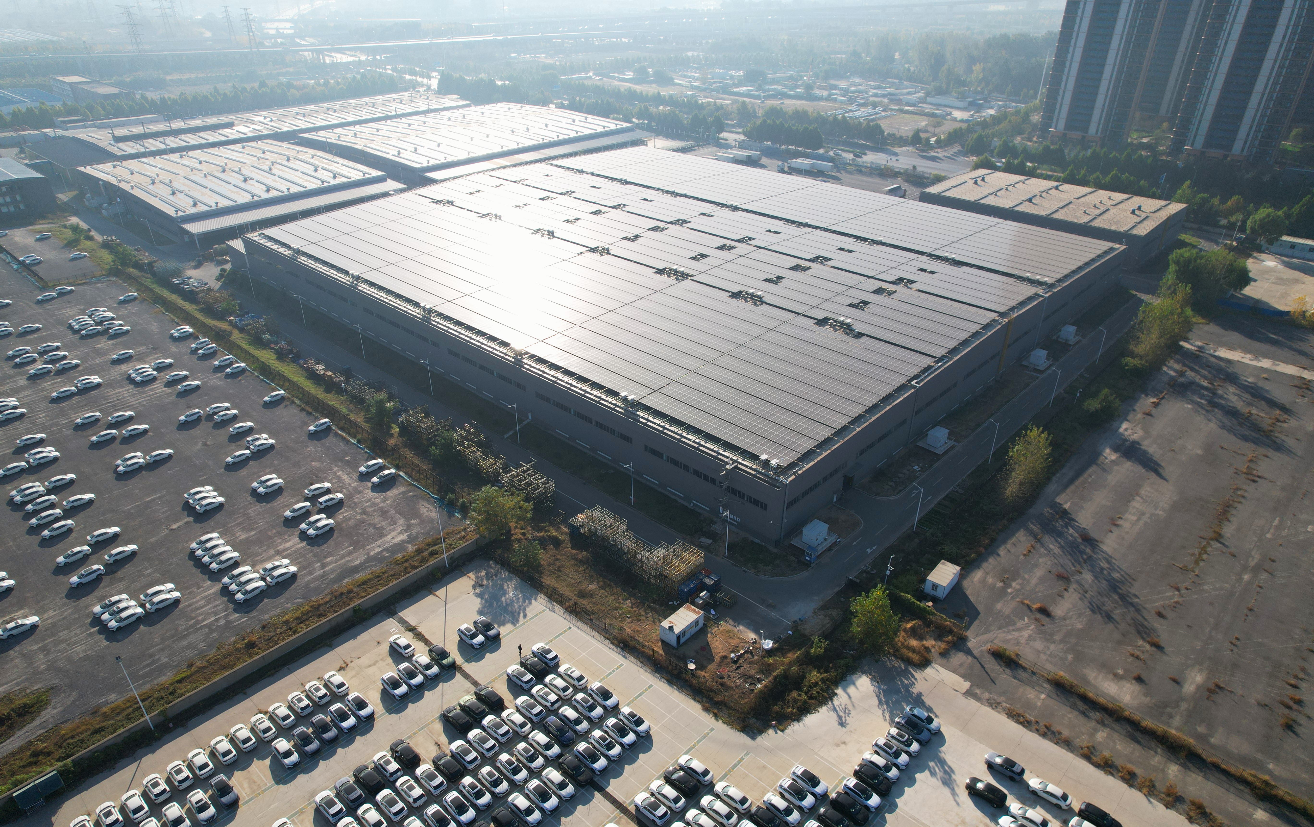 东风日产5.43MW工商业光伏电站