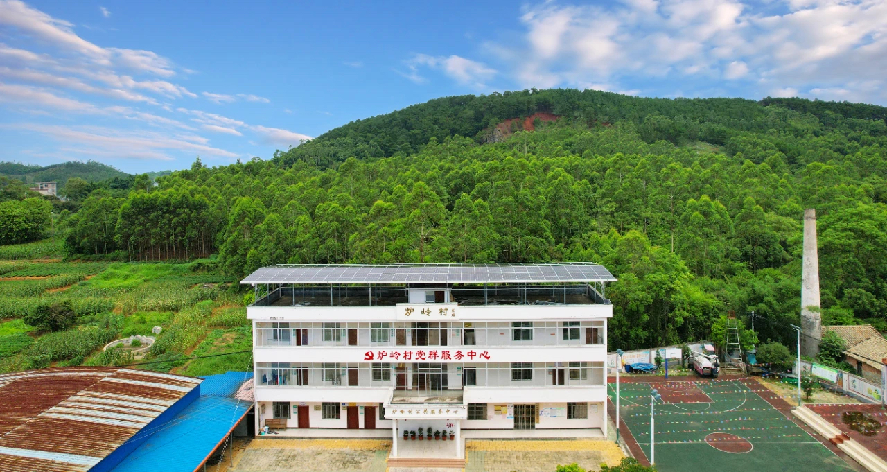 广西兴业炉岭村跃阳楼贝博棚项目