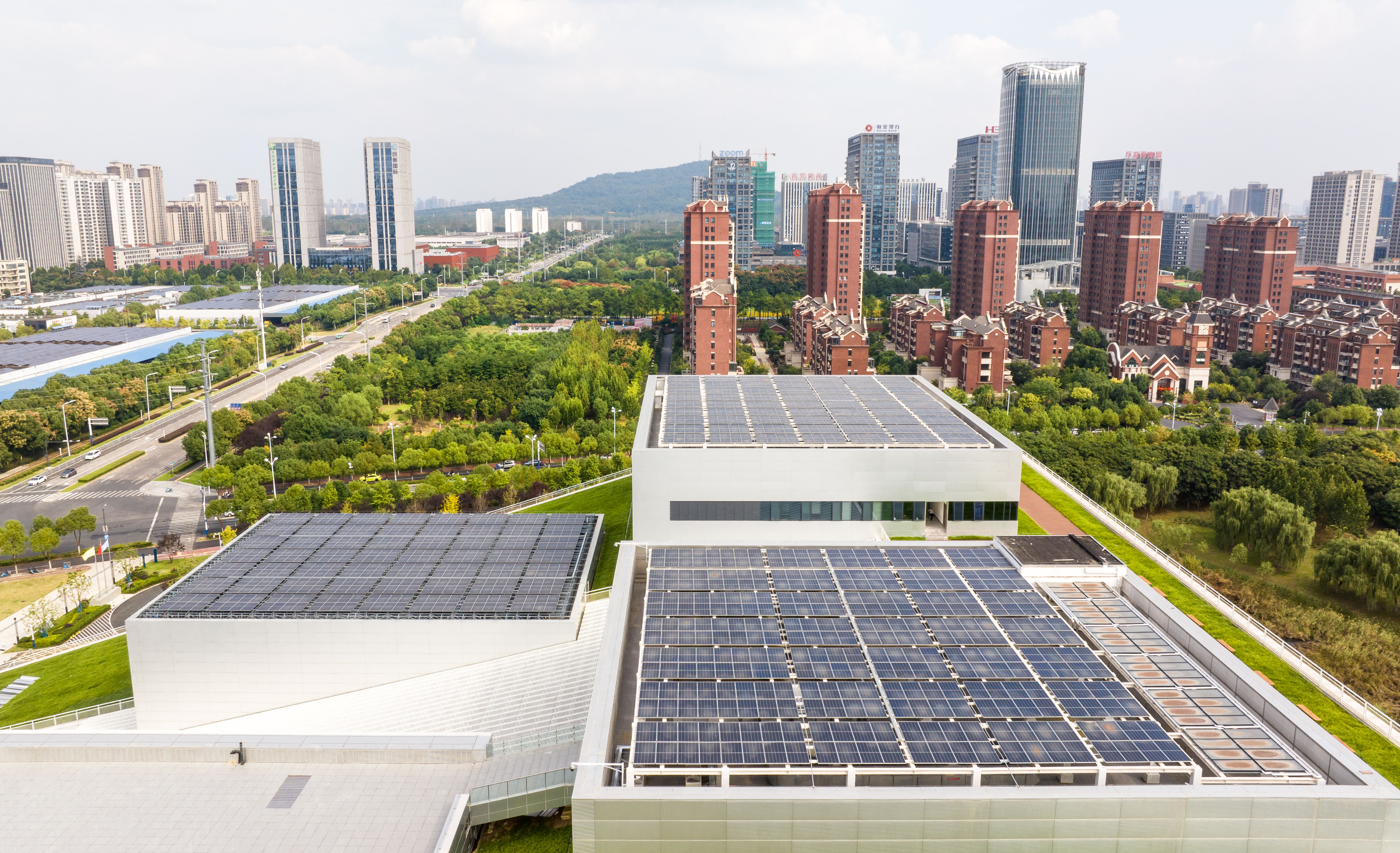 合肥科技馆新馆600kW分布式光伏电站