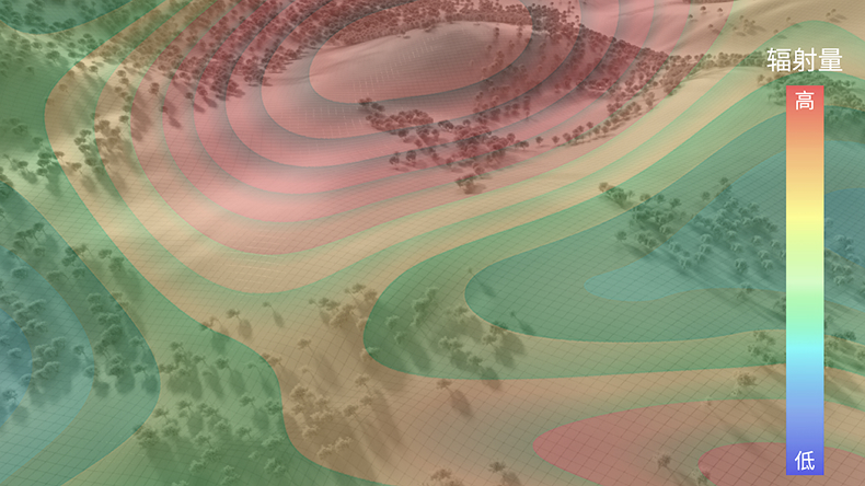 山地场景 曲面地形土地优选技术